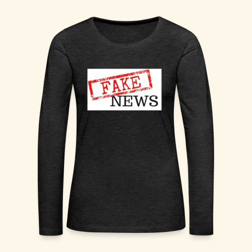 fake news - Women's Premium Longsleeve Shirt