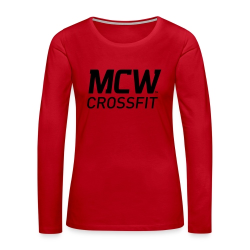 MCW Sportklubb - Långärmad premium-T-shirt dam