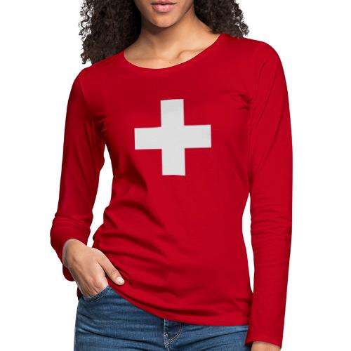 Kreuz - Frauen Premium Langarmshirt