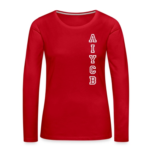 AIYCB_hochblauweissaufrot - Frauen Premium Langarmshirt
