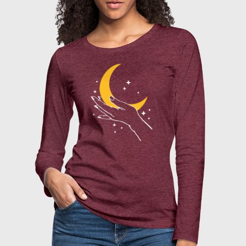 Attraper la Lune - T-shirt manches longues Premium Femme