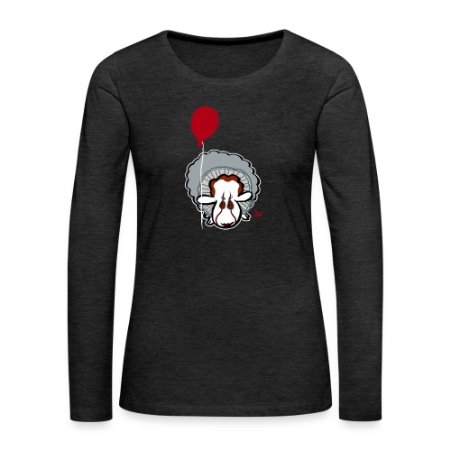 Mouton clown maléfique de l’informatique - T-shirt manches longues Premium Femme