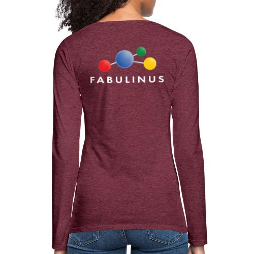 Fabulinus logo dubbelzijdig - Vrouwen Premium shirt met lange mouwen