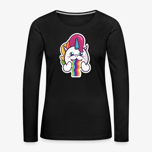 Funny Unicorn - Women's Premium Longsleeve Shirt