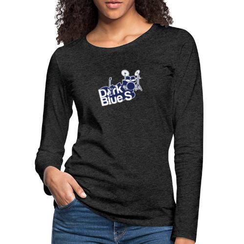 Dark Blue S logo - Women's Premium Longsleeve Shirt
