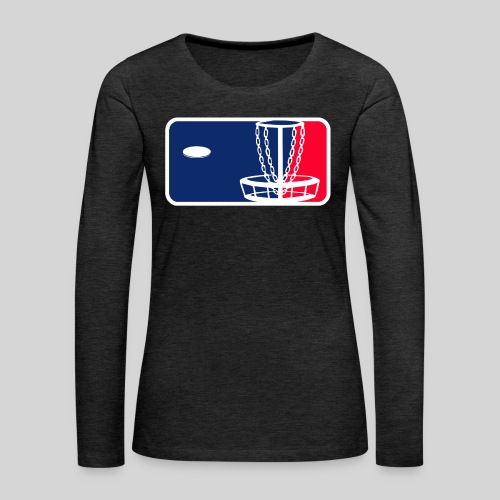 Major League Frisbeegolf - Naisten premium pitkähihainen t-paita
