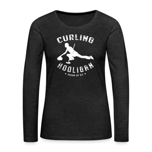 Curling Hooligan - Vrouwen Premium shirt met lange mouwen