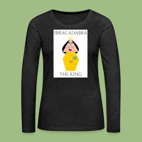 IBRACADABRA - THE KING - Långärmad premium-T-shirt dam