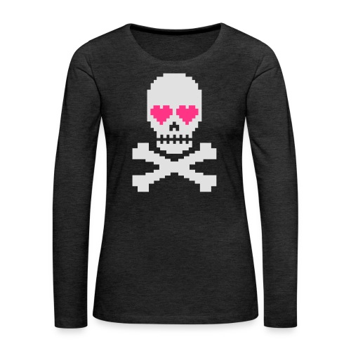 Skull Love - Vrouwen Premium shirt met lange mouwen