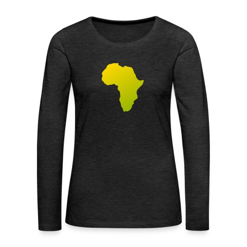 afrikanska logga - Långärmad premium-T-shirt dam