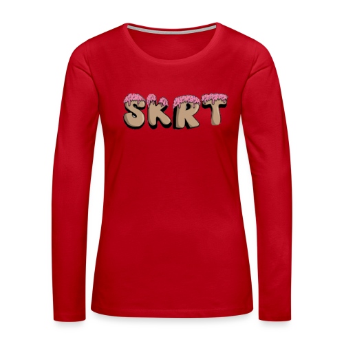 SKRT - Maglietta Premium a manica lunga da donna