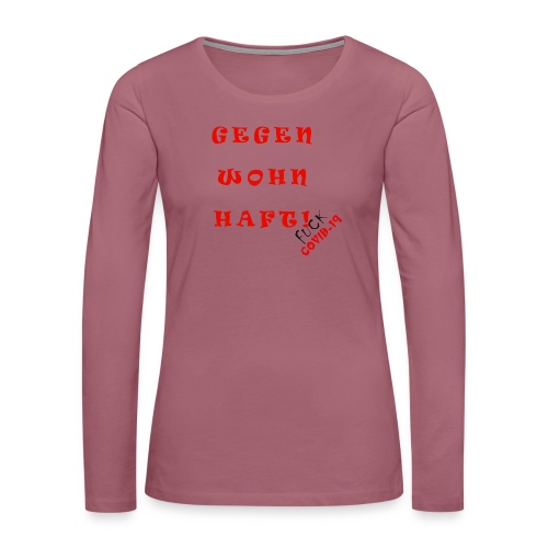 Fight COVID-19 #20 - Frauen Premium Langarmshirt