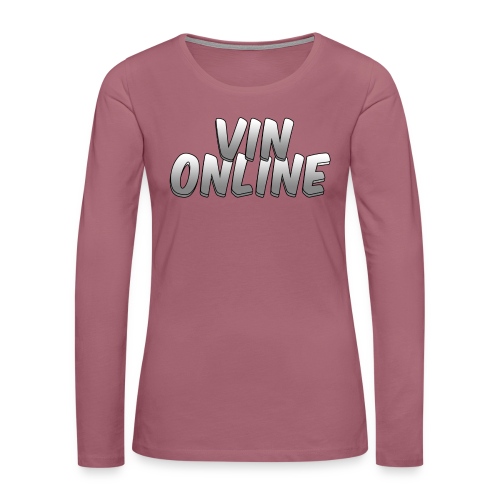 VinOnline shirt - Vrouwen Premium shirt met lange mouwen