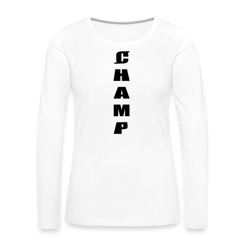 CHAMP Träningsjacka - Långärmad premium-T-shirt dam