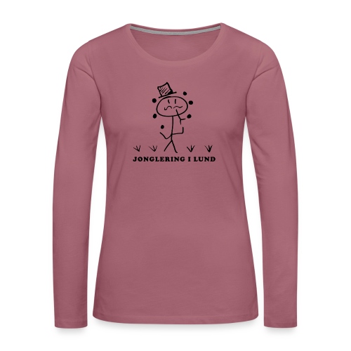JongleringILund_herr - Långärmad premium-T-shirt dam