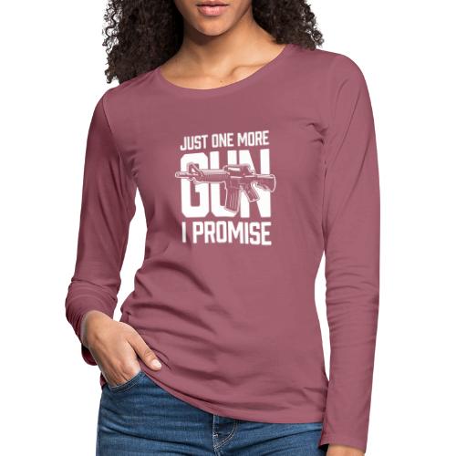 Just One More Gun - Mikpunt - Women's Premium Longsleeve Shirt