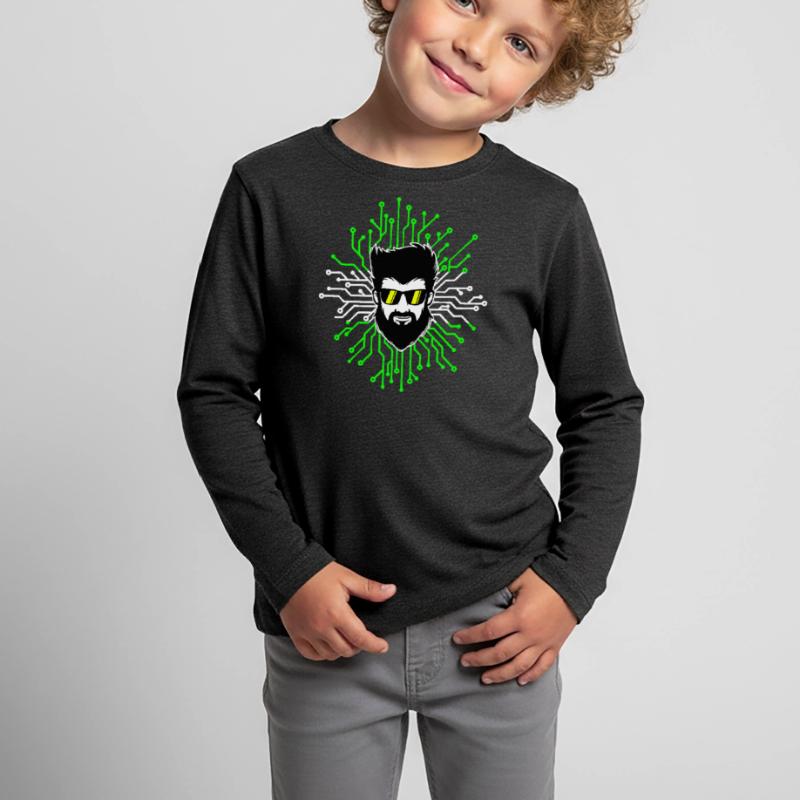 Computerfreak Developer Open Source Code Skripting Kinder Premium Bio Langarmshirt