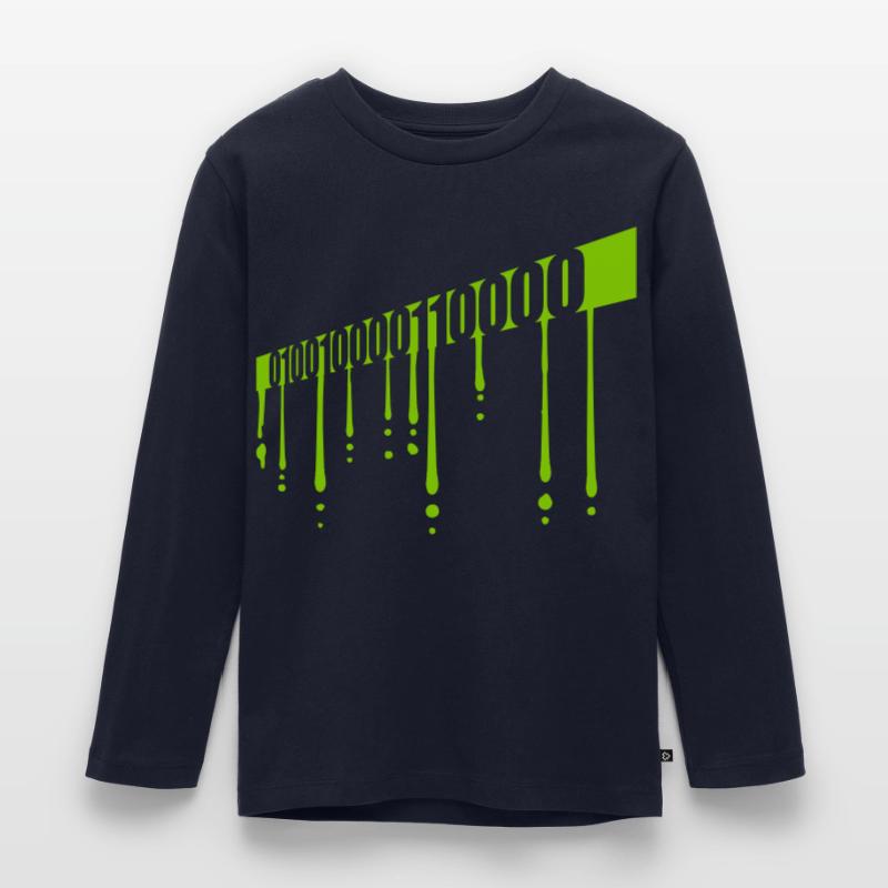 Binary Code Program Language Kids' Premium Longsleeve Shirt