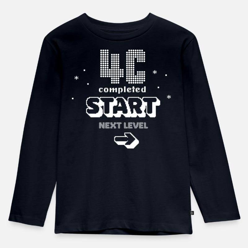 Graduating class 4c - Kids' Premium Longsleeve Shirt - navy