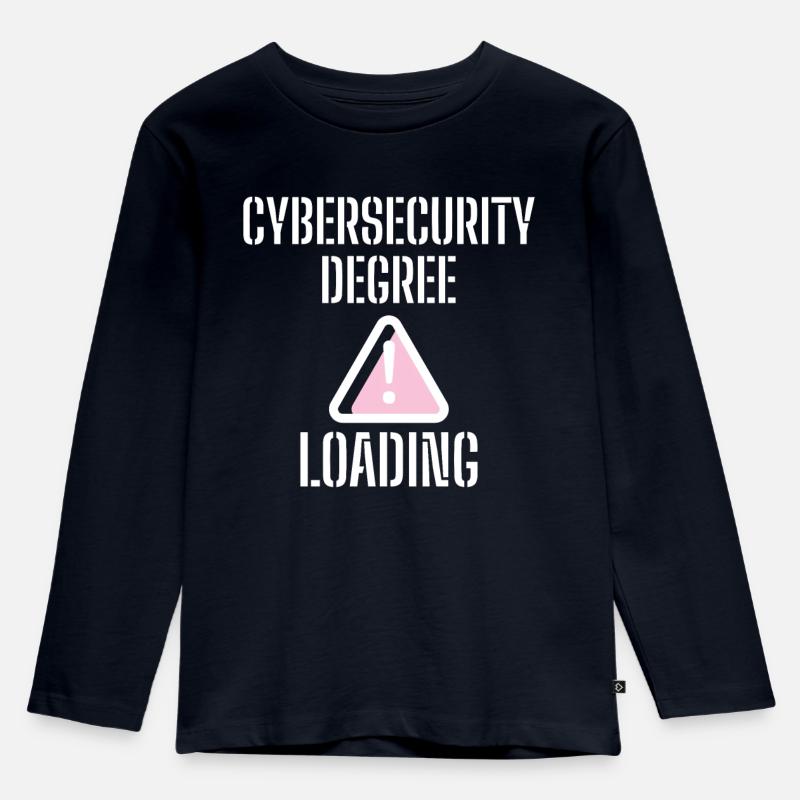Cybersecurity - IT Security Computer Scientists - Kids' Premium Longsleeve Shirt - navy