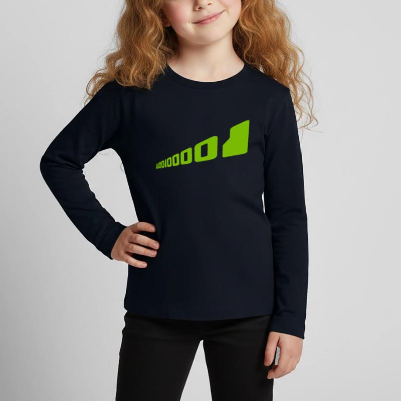 Binary Code Program Language Kids' Premium Longsleeve Shirt