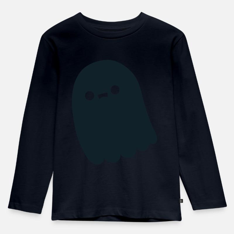 Geist - Kinder Premium Bio Langarmshirt - Navy