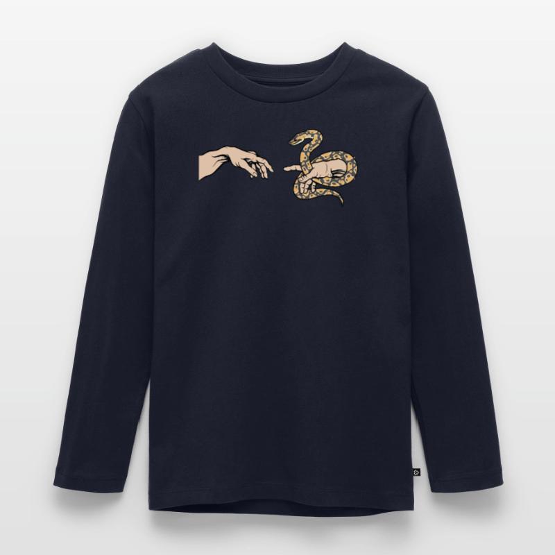 Python Love Funny Python Snake Kids' Premium Longsleeve Shirt