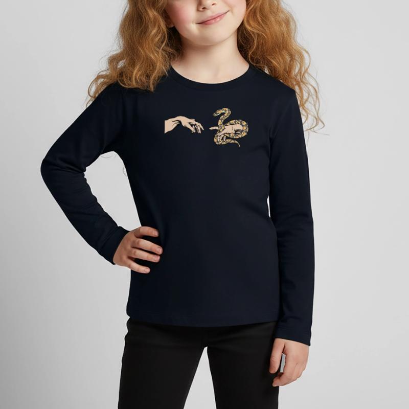 Python Love Funny Python Snake Kids' Premium Longsleeve Shirt
