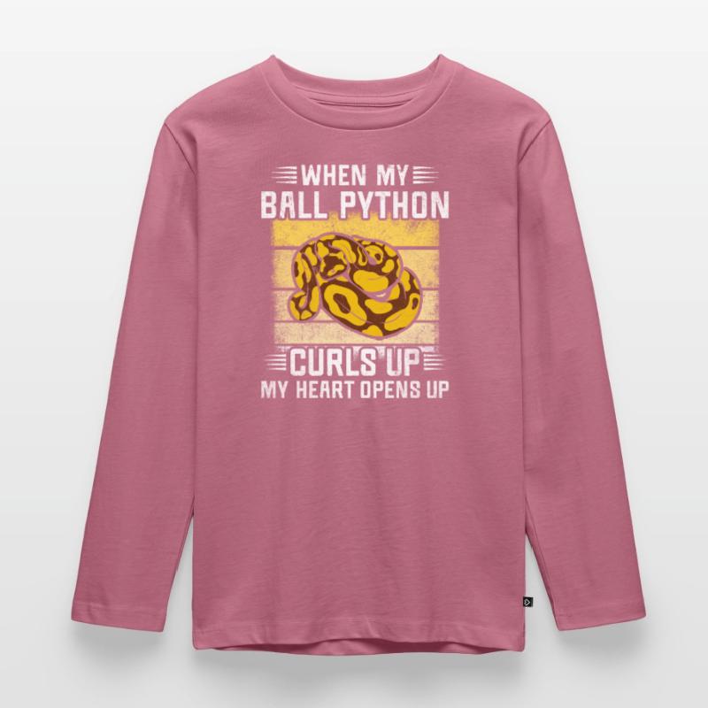 J’aime ma boule de banane Python King Python T-shirt manches longues Premium Enfant