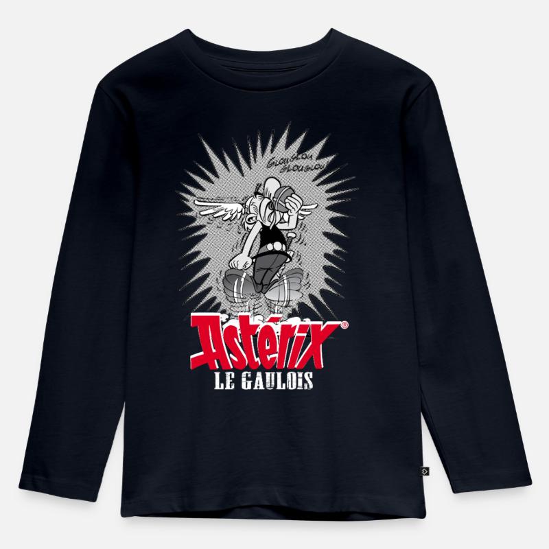 Asterix & Obelix - Asteriy dynamics - Kids' Premium Longsleeve Shirt - navy