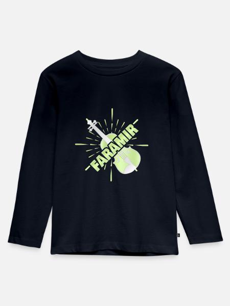 Orchester Faramir - Kinder Premium Bio Langarmshirt - Navy