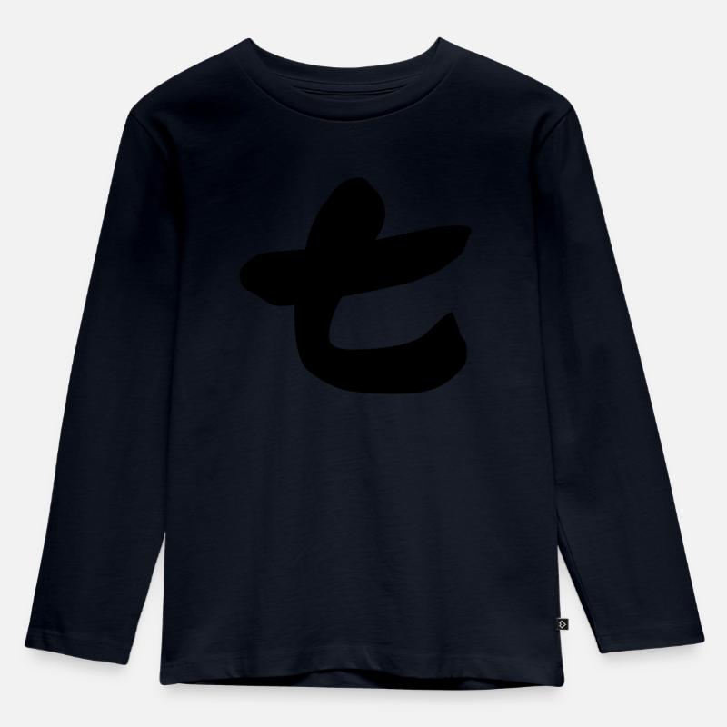 Sieben - Kinder Premium Bio Langarmshirt - Navy