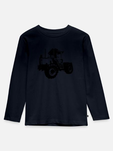 mb trac - Kinder Premium Bio Langarmshirt - Navy