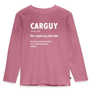 Auto Freak - T-shirt manches longues Premium Enfant - mauve - Devant - AI Model Kid Female (0cm)