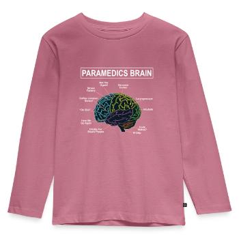 Paramedics thoughts - Kids' Premium Longsleeve Shirt - mauve - Front - AI Model Kid Female (0cm)