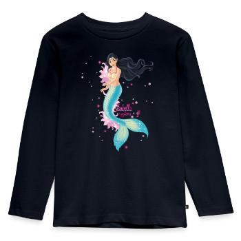 Schleich bayala Isabelle - Kids' Premium Longsleeve Shirt - navy - Front - AI Model Kid Female (0cm)