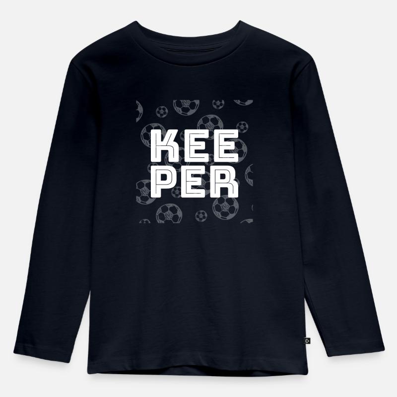 KEEPER - Kids' Premium Longsleeve Shirt - navy