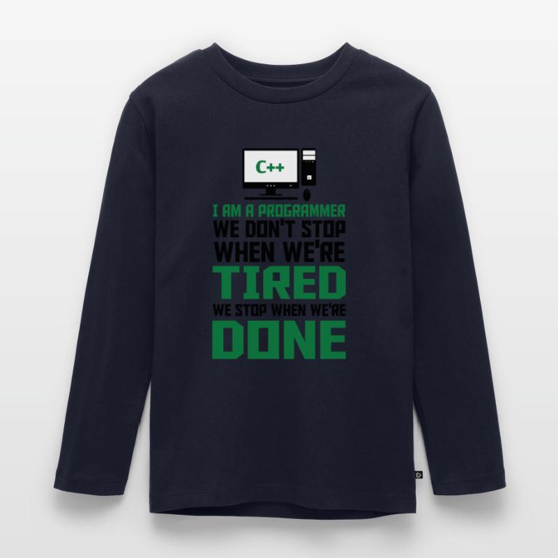 I'm A Programmer I Write Code Computer Scientist A Kinder Premium Bio Langarmshirt