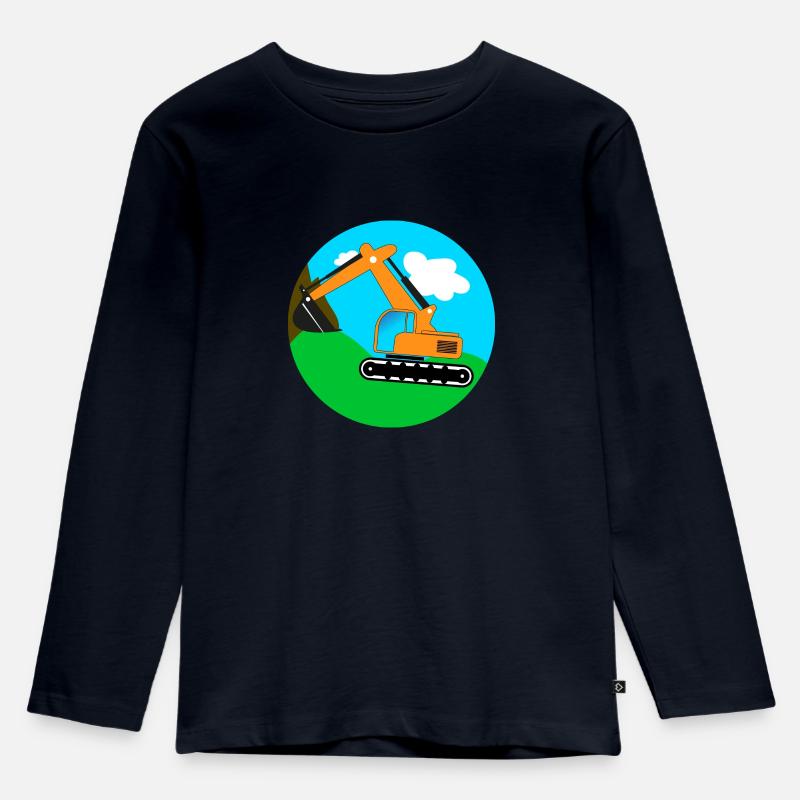 Bagger - Kinder Premium Bio Langarmshirt - Navy