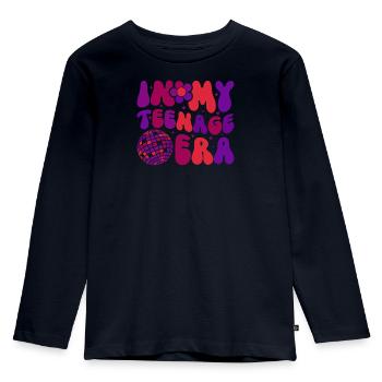 13. Geburtstag Mädchen Geschenkidee Teenager - Kinder Premium Bio Langarmshirt - Navy - Vorne - AI Model Kid Female (0cm)