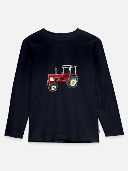 IHC - Kinder Premium Bio Langarmshirt - Navy