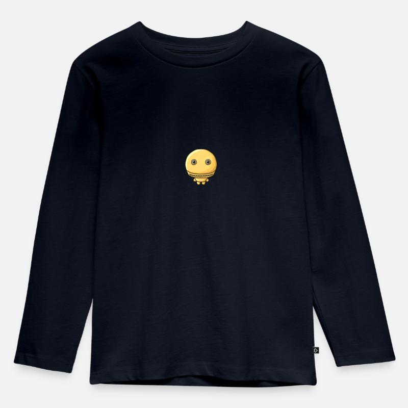 Marionette - Kinder Premium Bio Langarmshirt - Navy