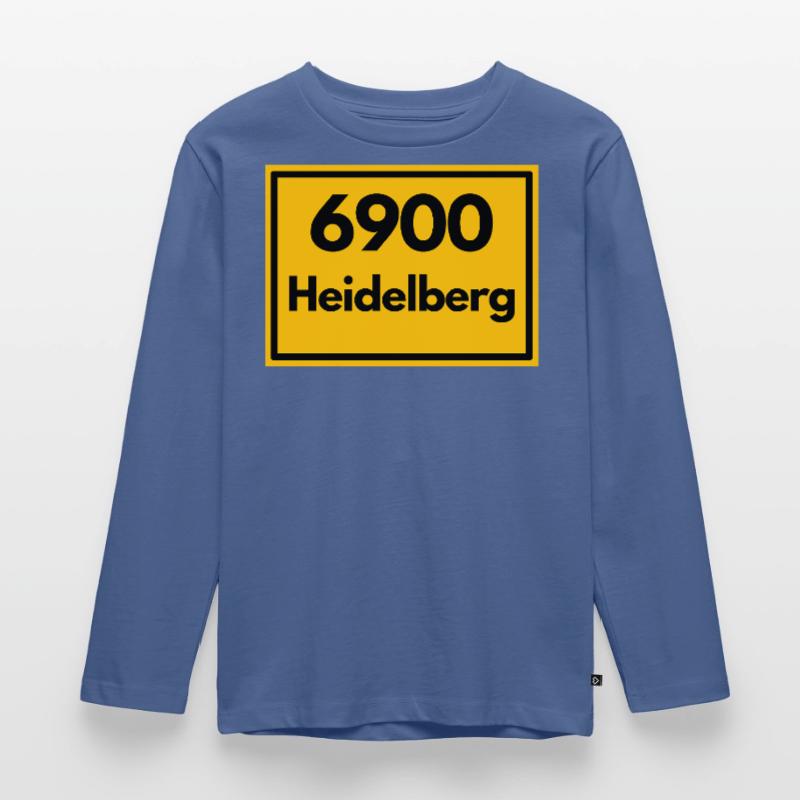 OLD POSTCODE POSTCODE RETRO 6900 HEIDELBERG Kids' Premium Longsleeve Shirt