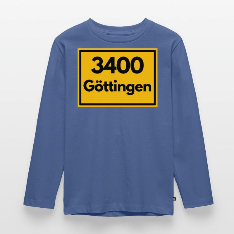 OLD POSTCODE POSTCODE RETRO 3400 GÖTTINGEN UNISTAD Kids' Premium Longsleeve Shirt