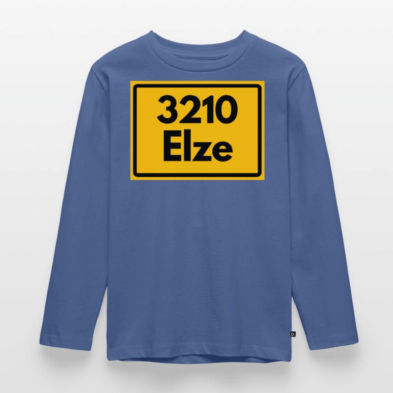 OLD POSTCODE ZIP CODE RETRO 3210 ELZE LEINEKLOSTER Kids' Premium Longsleeve Shirt