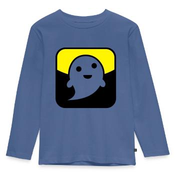 symbol21_2c - T-shirt manches longues Premium Enfant - bleu pigeon - Devant - AI Model Kid Female (0cm)