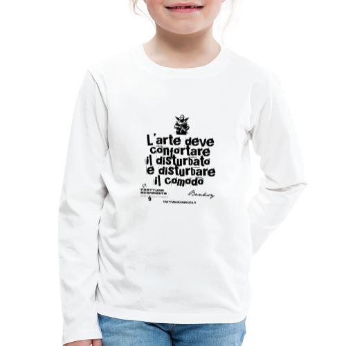 Aforisma Banksy - Maglietta Premium a manica lunga per bambini