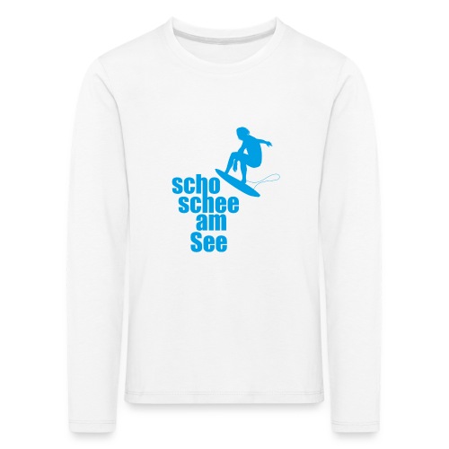 scho schee am See Surfer 01 - Kinder Premium Langarmshirt