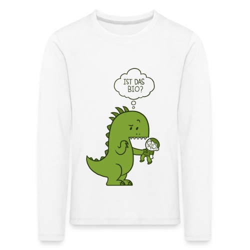Bio-Dinosaurier - Kinder Premium Langarmshirt