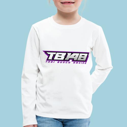 Tob Logo Lila - Kinder Premium Langarmshirt